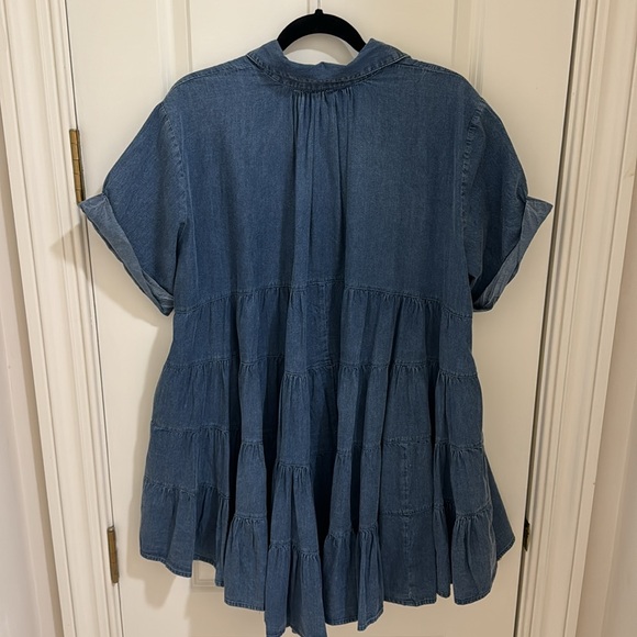 Small Denim Shirt Dress - Picture 3 of 3